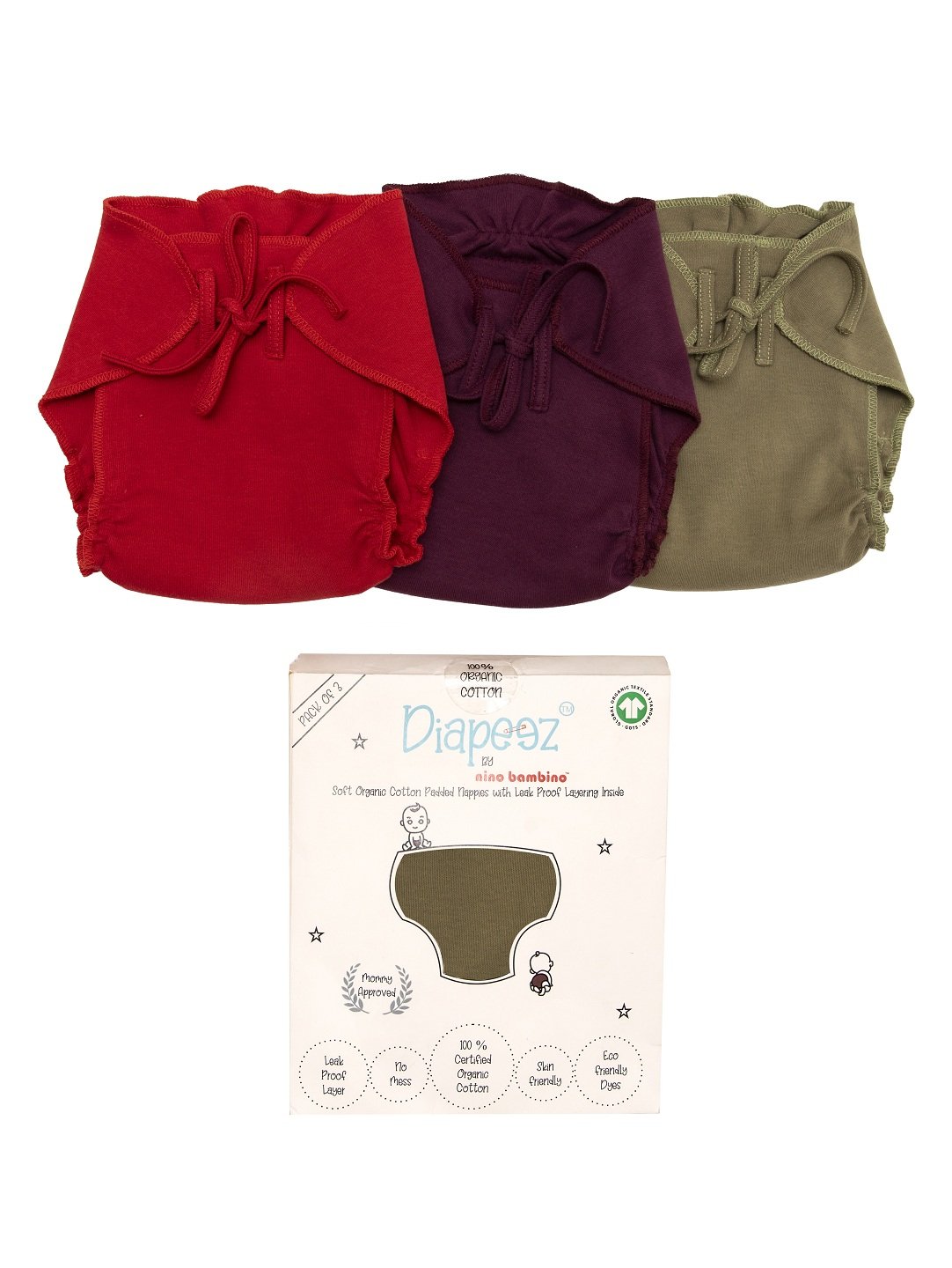 Washable Assorted Diaper For Unisex Baby